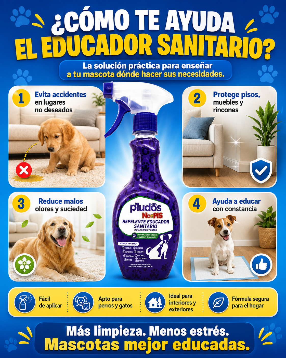 Cómo te ayuda el educador sanitario: evita accidentes, protege muebles y reduce olores