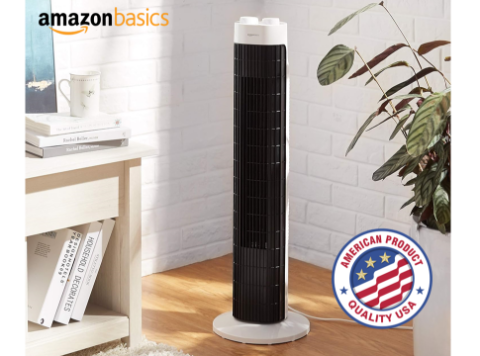 Ventilador De Columna Port - Amazon Basics Portatil